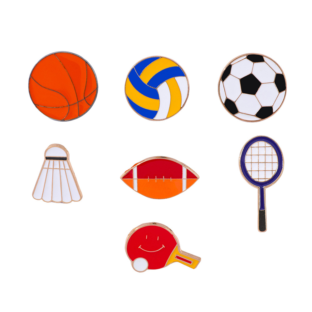 Badminton Tv - مجموعة واحدة من شارات معدنية على