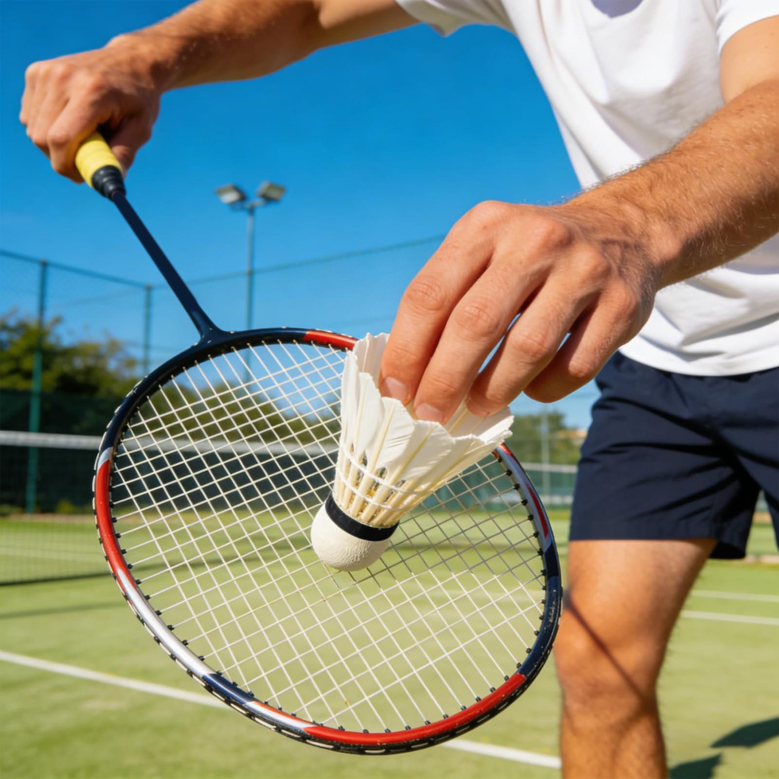 ريشات بادمنتون (6 قطع) للتدريب - مراجعة Badminton Nylon Shuttlecock وسعره