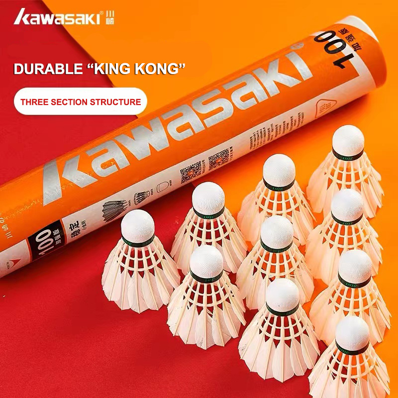 كاواساكي كينغ كونغ 100/500 ريش - مراجعة Badminton Nylon Shuttlecock وسعره