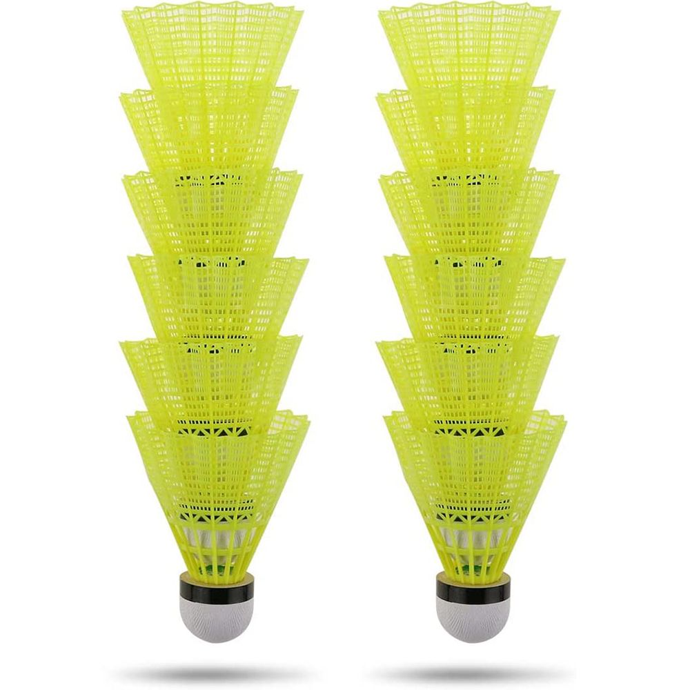 ريشات بدمينتون بلاستيكية جديدة - مراجعة Badminton Nylon Shuttlecock وسعره