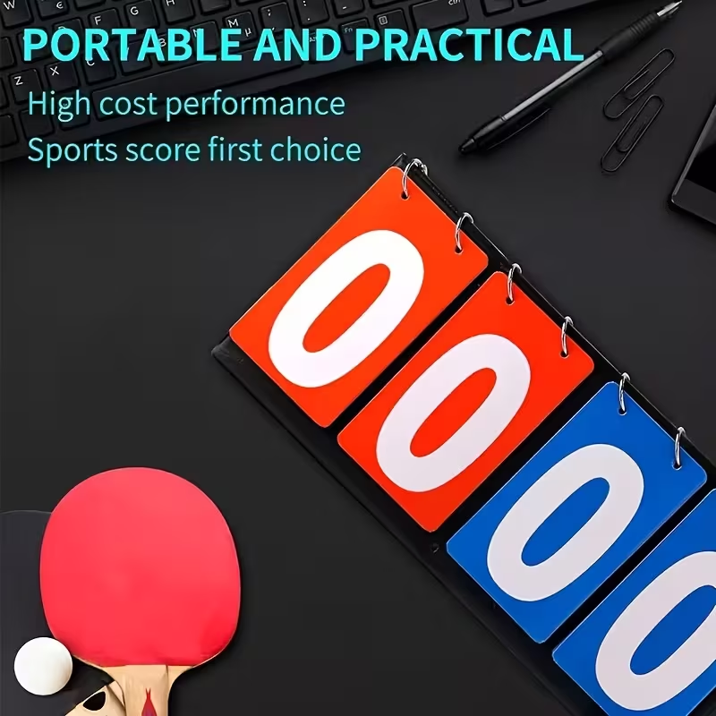 لوحة نتائج قابلة للطي بأربعة أ - مراجعة Badminton Score Counter وسعره